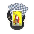 Black Wooden Moon Phase Tarot Card Tray Holder (2 Piece) 5 D on Sale