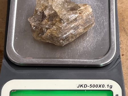 Golden Yellow Scapolite, Raw (34.1 Grams) Online now