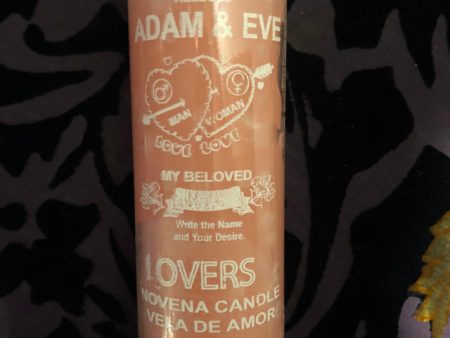 Adam and Eve (Pink) 7 Day Candle Online