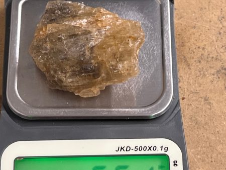 Golden Yellow Scapolite, Raw (55.1 Grams) Online Sale