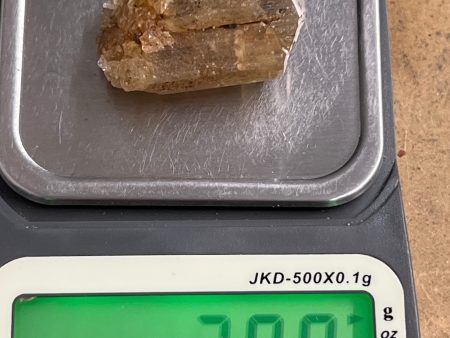 Golden Yellow Scapolite, Raw (28 Grams) Supply