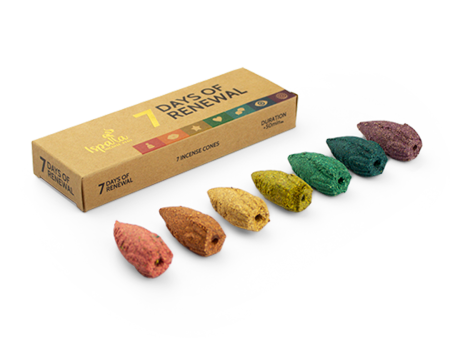 Ispalla - 7 Days of Renewal Incense Cones For Discount