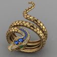 Wrapped Snake Ring Online Sale