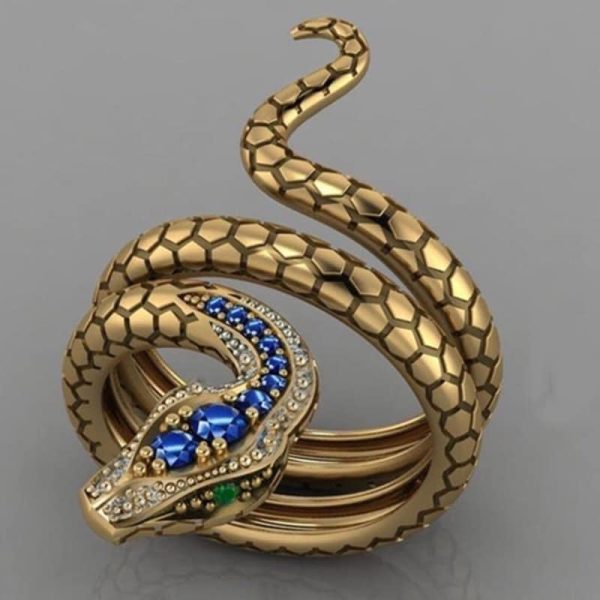 Wrapped Snake Ring Online Sale