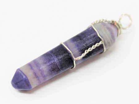 Fluorite Necklace Wrapped Fashion