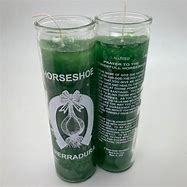 Horseshoe (Herradura) (Green) 7 Day Candle Sale