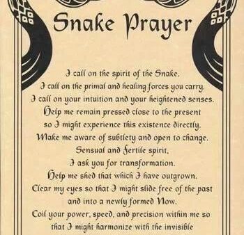 Snake Prayer Page Online Sale