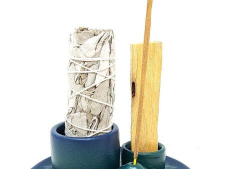 Ceramic Burner (Smudge Stick, Palo Santo Wood & Incense Burner) Supply