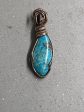 Native Turquoise Copper Wrapped Necklace (2) Fashion