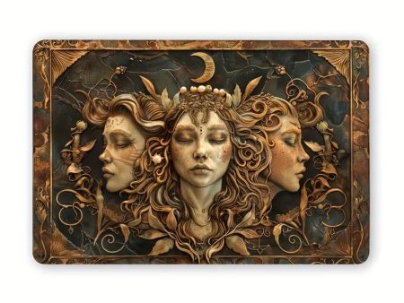 Triple Goddess Metal Tin Sign Cheap