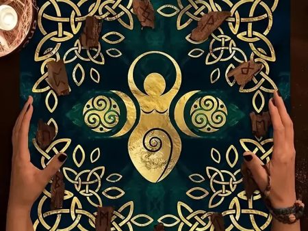 Triple Goddess Life Tree Altar Cloth on Sale