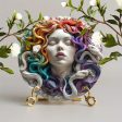 Medusa Metal Wall Art (8  Aluminum) For Discount