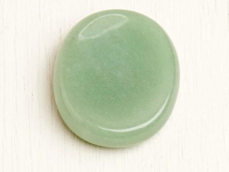 Green Aventurine Worry Thumb Stones For Cheap