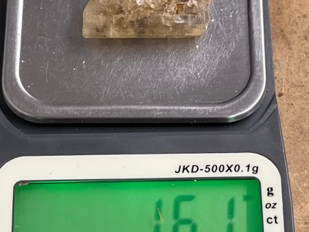 Golden Yellow Scapolite, Raw (16.1 Grams) Online now