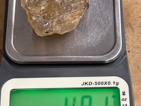 Golden Yellow Scapolite, Raw (48.1 Grams) Online now