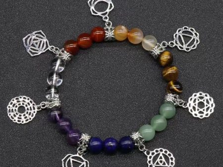 Chakra Bracelet W Charms For Discount