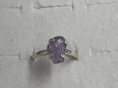 Amethyst Sterling Silver Ring (Size 11) Online