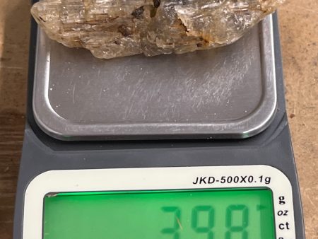 Golden Yellow Scapolite, Raw (39.8 Grams) Supply