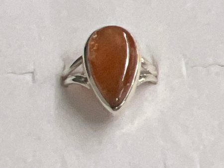 Sunstone Sterling Silver Ring (Size 11) Online Sale