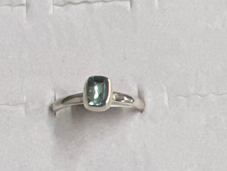 Blue Apatite Sterling Silver Ring (Size 12) Online now