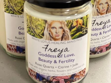 Freya Goddess Candle For Cheap