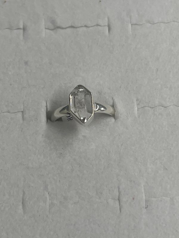 Herkimer Sterling Silver Ring (Size 8) on Sale