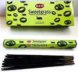 Sweet Grass Incense Hex Pack Supply