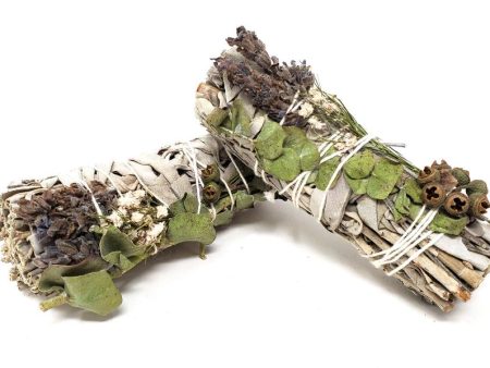 White Sage, Lavender & Eucalyptus Smoke Bundle Supply