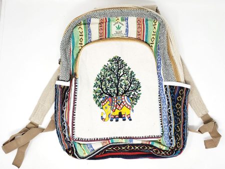 HEMP Elephant Tree Backpack on Sale