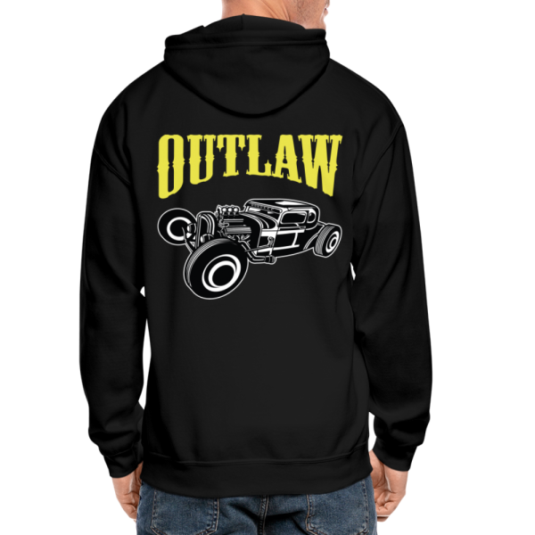 OUTLAW Zip Up Hoodie Cheap