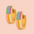 Chunky Huggie Hoop Earrings Hot on Sale