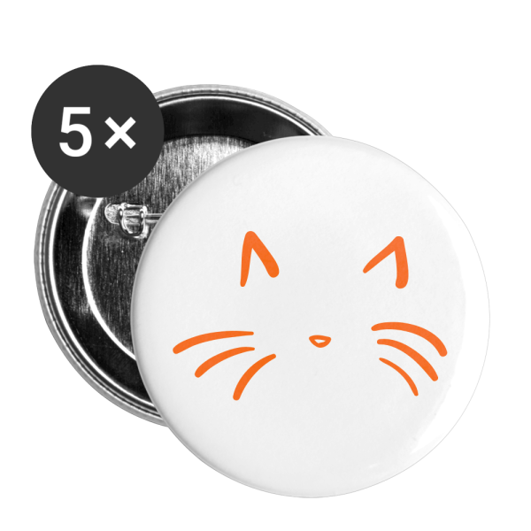 WHISKER Buttons small 1   (5-pack) Fashion