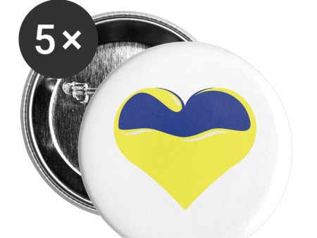 UKRAINE LOVE Buttons small 1   (5-pack) Online