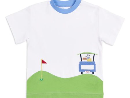 Knit Shirt w Golf Cart on Sale