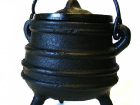 3  Lined Cast Iron Cauldron Sale