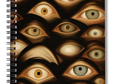 All Eyes - Spiral Notebook on Sale