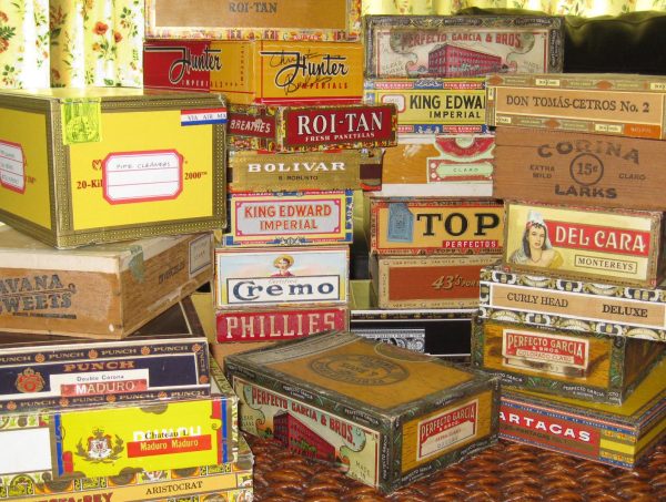 Empty Cigar Boxes on Sale