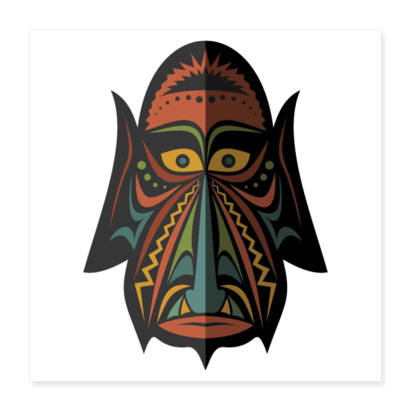 AFRICAN MASK 4 Poster 16x16 Sale