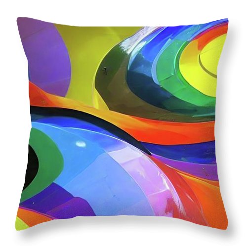 Round and Round - Throw Pillow Cheap