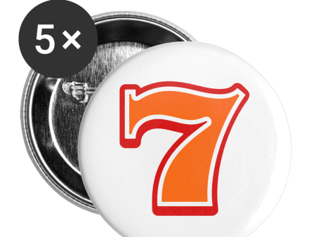 7 Buttons small 1   (5-pack) on Sale