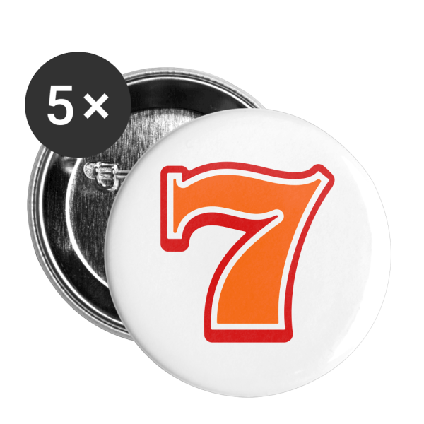 7 Buttons small 1   (5-pack) on Sale