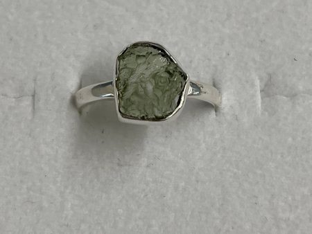 Moldavite Ring (Size 11) Hot on Sale