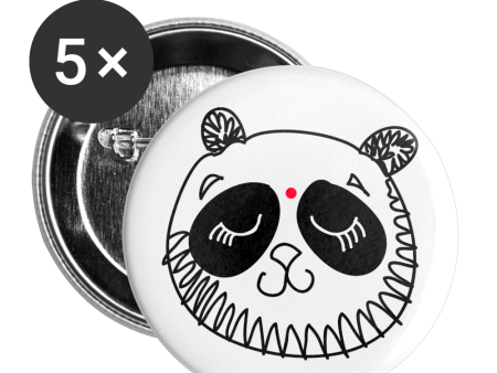 PANDA Buttons small 1   (5-pack) For Cheap