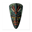 AFRICAN MASK Poster 16x16 on Sale