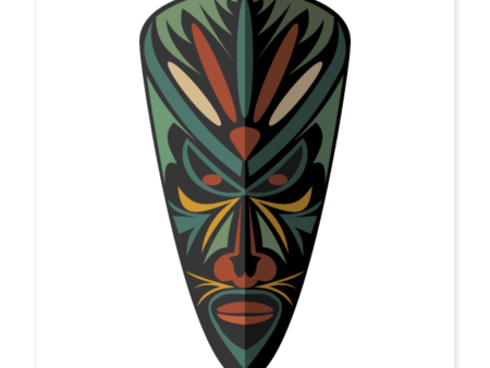 AFRICAN MASK Poster 16x16 on Sale