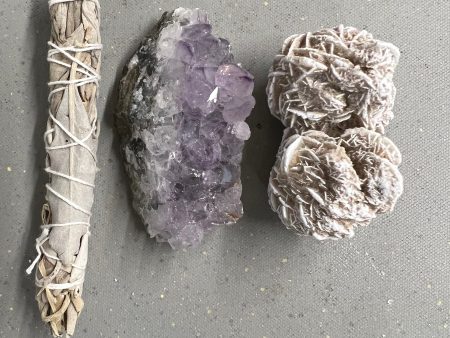 Desert Rose, Amethyst and Sage Bundle on Sale