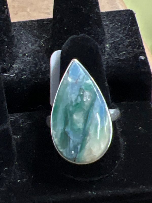 Mermaid Kyanite Ring Size 10 Hot on Sale