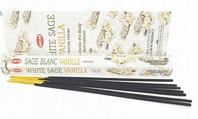 Vanilla and Sage Incense Hex Pack Online now