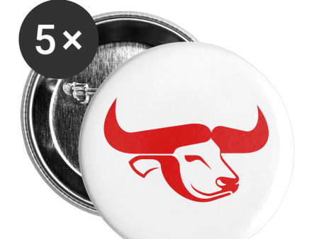 BULL Buttons small 1   (5-pack) Cheap