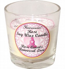 Universal Love Rose Rose Quartz Soy Candle Fashion